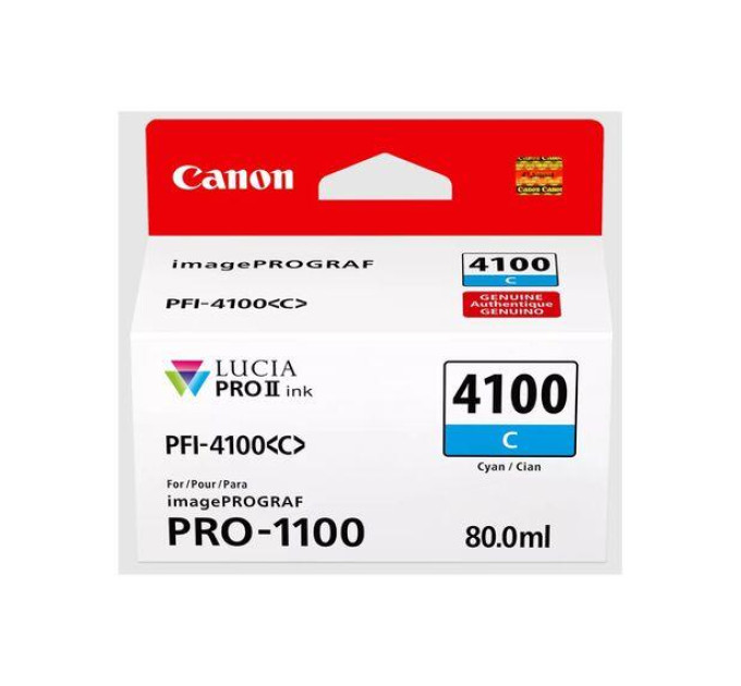 CANON supplies Картридж струменевий Canon PFI-4100 imagePROGRAF PRO-1100 Cyan