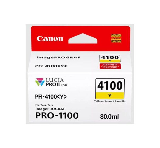 CANON supplies Картридж струменевий Canon PFI-4100 imagePROGRAF PRO-1100 Yellow