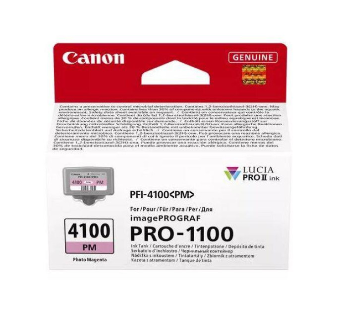 CANON supplies Картридж струменевий Canon PFI-4100 imagePROGRAF PRO-1100 Photo Magenta