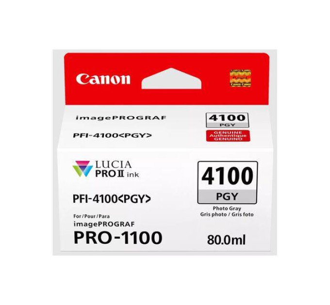 CANON supplies Картридж струменевий Canon PFI-4100 imagePROGRAF PRO-1100 Photo Gray