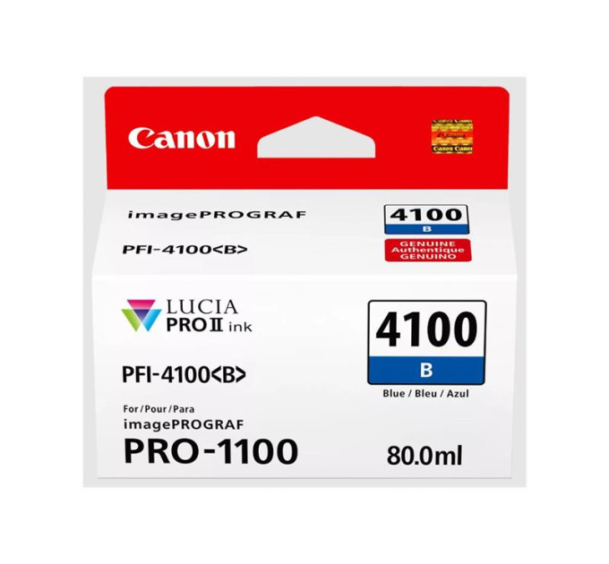 CANON supplies Картридж струменевий Canon PFI-4100 imagePROGRAF PRO-1100 Blue