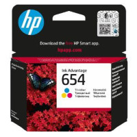 Картридж із друкуючою головкою струменевий HP No.654 DJ IA 2976/4376/6575 Tri-color