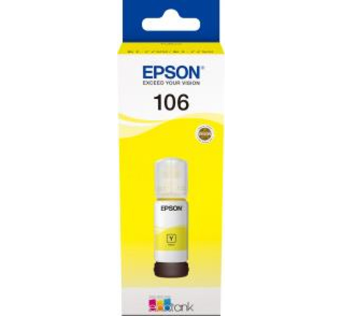 EPSON supplies Контейнер з чорнилом Epson 106 EcoTank L7160/L7180 yellow
