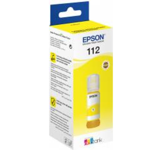 EPSON supplies Контейнер з чорнилом Epson 112 EcoTank L11160/L15150/L15160/L6490/L6550/L6570/L15180/L6580 Yellow pigm