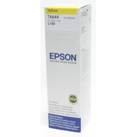Контейнер з чорнилом Epson T6644 EcoTank L110/L120/L121/L1300/L1455/L210/L300/L3050/L3060/L3070/L355/L382/L386/L486/L550/L605/L655/L364/L132/L222/L312/L366/L456/L566 yellow