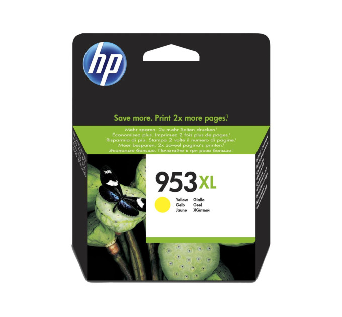 HP supplies Картридж струменевий HP No.953XL Officejet Pro 7720/7730/7740/8210/8218/8710/8720/8725/8730 Yellow (1600 стор)