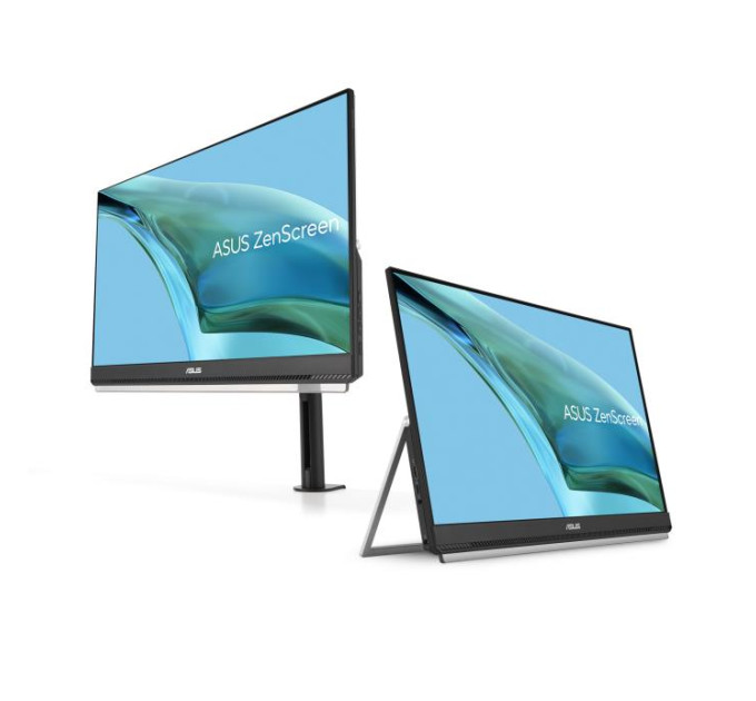 ASUS monitors Монітор портативний Asus 23.8" ZenScreen MB249C HDMI, USB-C, MM, IPS, 75Hz, AdaptiveSync, Pivot, C-Clamp Arm