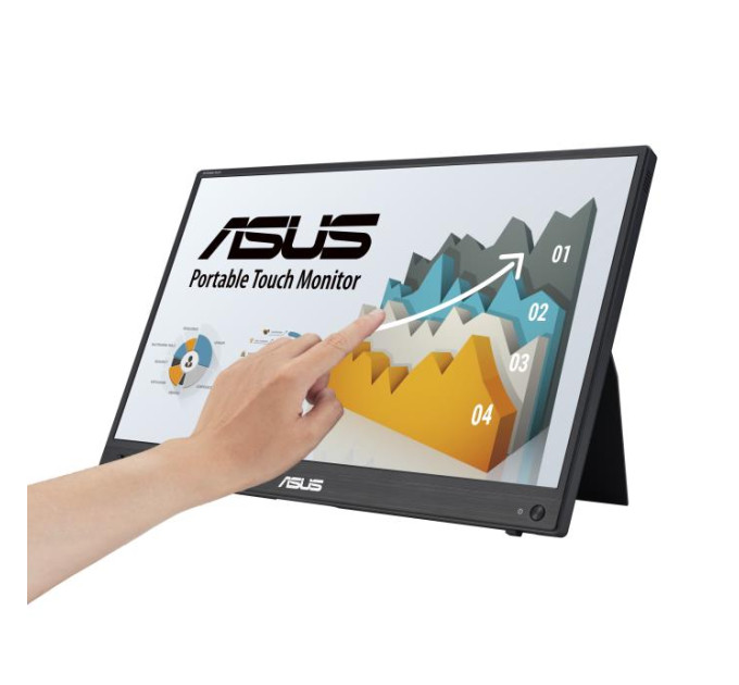 ASUS monitors Монітор портативний Asus 15.6" ZenScreen MB16AHT mHDMI, 2xUSB-C, MM, IPS, Touch