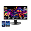 MSI monitors Монітор MSI 26.5" MPG 272URX QD-OLED 2xHDMI, DP, 2xUSB, USB-C, Audio, OLED, 3840x2160, 240Hz, 0.03ms, DCI-P3 99%, AdaptiveSync, Pivot, HDR400