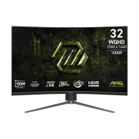 Монітор MSI 31.5" MAG 325CQPF-E18 2xHDMI, DP, Audio, VA, 2560x1440, 180Hz, 0.5ms, sRGB 111%, CURVED, AdaptiveSync, HAS