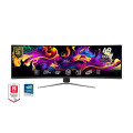 MSI monitors Монітор MSI 49" MPG 491CQP 2xHDMI, DP, USB-C, 2xUSB, QD-OLED, 5120x1440, 32:9, 144Hz, 0.03ms, sRGB 146%, CURVED, AdaptiveSync, HAS, HDR400