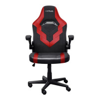 Крісло Trust GXT703R Riye, ПУ шкіра, Foldable Armrests, червоний