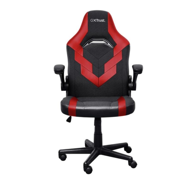 Trust Peripherals Крісло Trust GXT703R Riye, ПУ шкіра, Foldable Armrests, червоний