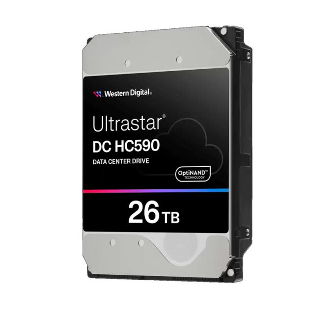 WD Жорсткий диск WD Ultrastar 26TB 3.5" 7200 512MB SATA DC HC590 (WUH722626ALE6L4)