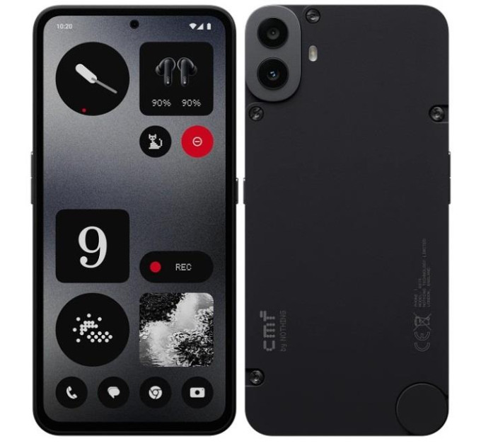 CMF-Nothing Смартфон CMF by Nothing Phone 1 6.67" 8/128ГБ, 2SIM, 5000мА•год, чорний
