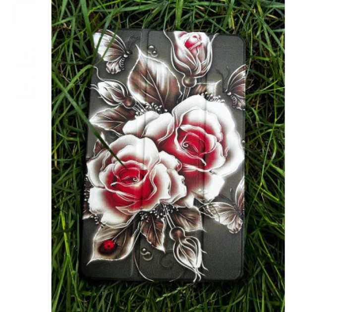 BeCover Чохол до планшета BeCover Smart Case Samsung Tab S6 Lite (2024) 10.4" P620/P625/P627 Black Rose (711286)