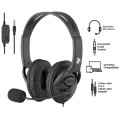 2E Multimedia Гарнітура ПК стерео Over-ear 2E CH13 mini-jack, omni-mic, 1.2м, чорний