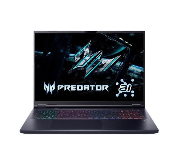 ACER computers Ноутбук Acer Predator Helios Neo 18 PHN18-72 18" WQXGA IPS, Intel U9-275HX, 32GB, F1TB, NVD5070-8, Lin, чорний