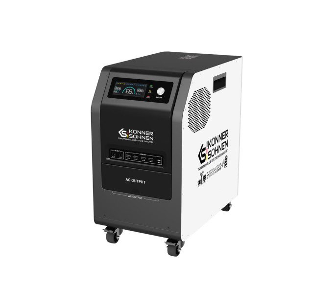 Konner&Sohnen Портативна електростанція Konner&Sohnen KS 3000PS, 3000Вт, 3200Вт·год, LifePo4, 37кг