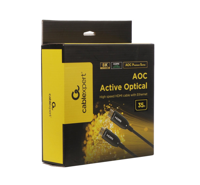 Cablexpert Кабель Cablexpert HDMI - HDMI V 2.1 (M/M), 35 м, Black (CCBP-HDMI8K-AOC-35M-EU)