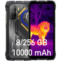 Смартфон Blackview ROCK 3 6.78' 8/256ГБ, 2SIM, 10000мА•год, чорний UA (з тепловізором)