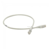 Патч-корд Legrand CAT 5e F-UTP, 0.5м, AWG 26, PVC, сірий