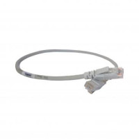 Патч-корд Legrand CAT 5e U-UTP, 0.5 м, AWG 24, PVC, сірий