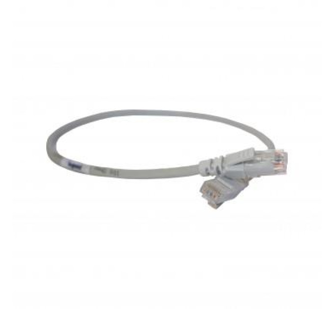 Legrand SCS Патч-корд Legrand CAT 5e U-UTP, 0.5 м, AWG 24, PVC, сірий