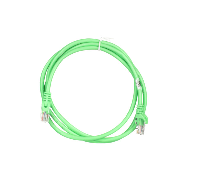 2E Network SCS Патч-корд 2E САТ 5e, UTP, 1.50м, 26AWG, RJ45, 7/0.16, CCA, PVC, зелений