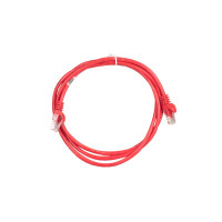 Патч-корд 2E САТ 5e, UTP, 1.50м, 26AWG, RJ45, 7/0.16, CCA, PVC, червоний