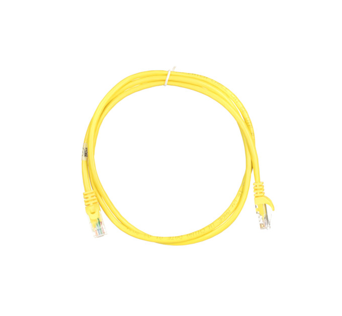 2E Network SCS Патч-корд 2E САТ 5e, UTP, 1.20м, 26AWG, RJ45, 7/0.16, Cu, PVC, жовтий