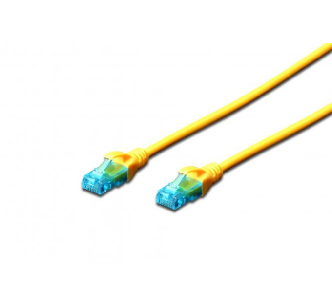 2E Network SCS Патч-корд 2E CAT 5e, UTP, 0.50м, 26AWG, RJ45, 7/0.16, Cu, LSZH, жовтий