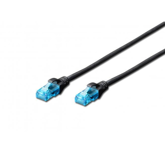 2E Network SCS Патч-корд 2E CAT 5e, UTP, 1м, 26AWG, RJ45, 7/0.16, Cu, LSZH, чорний
