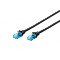 Патч-корд 2E CAT 5e, UTP, 2м, 26AWG, RJ45, 7/0.16, Cu, LSZH, чорний