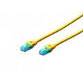 2E Network SCS Патч-корд 2E CAT 5e, UTP, 5м, 26AWG, RJ45, 7/0.16, Cu, LSZH, жовтий