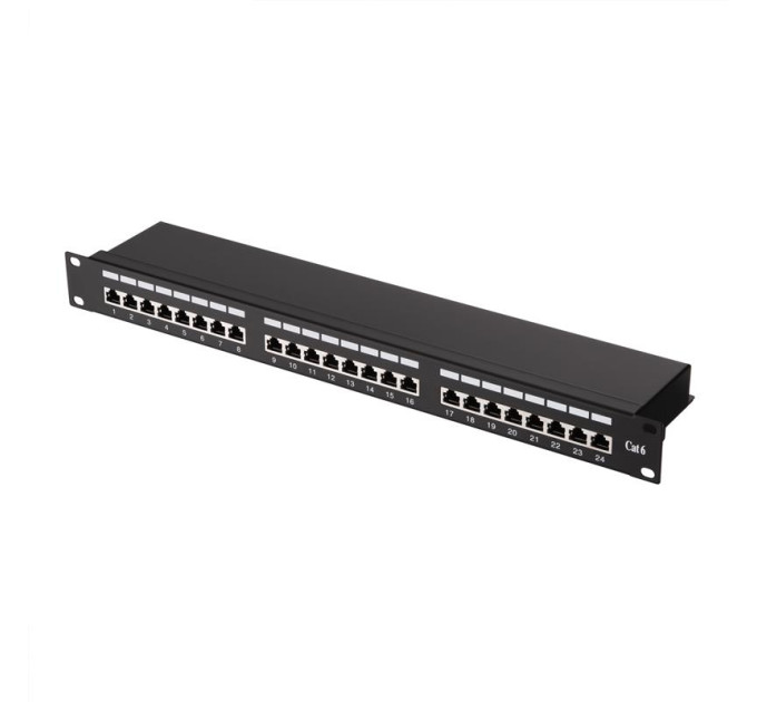 2E Network SCS Патч-панель 2E САТ 6, FTP, 19", 1U, 24 порти, зібрана