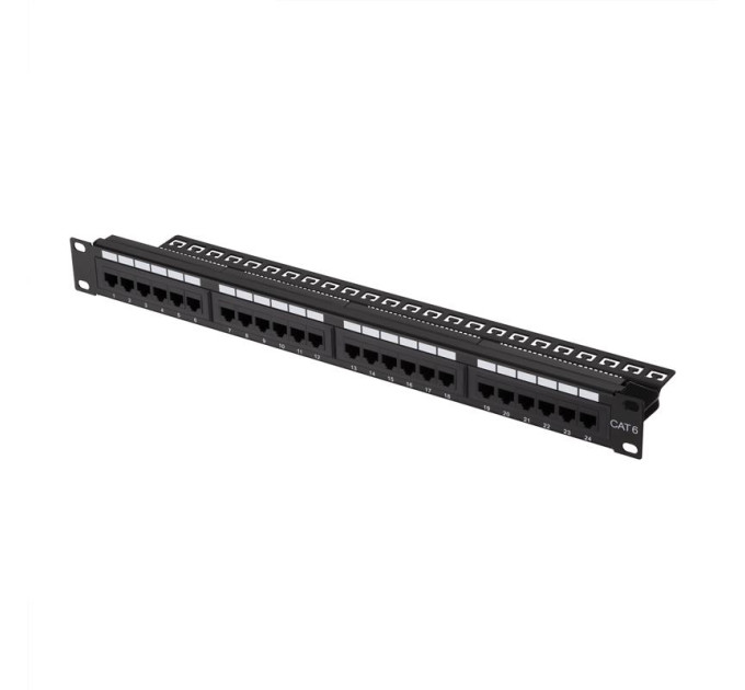 2E Network SCS Патч-панель 2E САТ 6, UTP, 19", 1U, 24 порти, зібрана