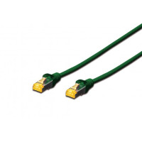 Патч-корд DIGITUS CAT 6a S-FTP, 0,25м, AWG 26/7, Cu, LSZH, зелений