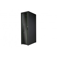 Шафа DIGITUS 19", 42U, Network Unique, передні двері зі склом, 600x1000 мм, 1200кг максимально, чорна