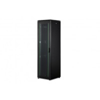 Шафа DIGITUS 19", 42U, Network Unique, перфоровані двері, 600x600 мм, 1200кг максимально, чорна
