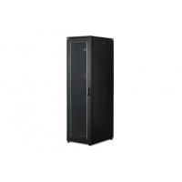 Шафа DIGITUS 19", 42U, Network Unique, передні двері зі склом, 600x800 мм, 1200кг максимально, чорна