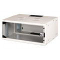 DIGITUS SCS Шафа DIGITUS 19", 4U, SOHO PRO, скляні двері, 540x400 мм, 60кг максимально, сіра