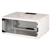 Шафа DIGITUS 19", 4U, SOHO PRO, скляні двері, 540x400 мм, 60кг максимально, сіра