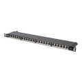 DIGITUS SCS Патч-панель DIGITUS CAT 6 STP, 19", 0.5U, 24xRJ45, зібрана
