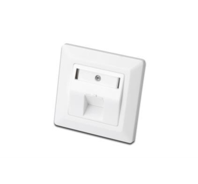 DIGITUS SCS Лицьова панель DIGITUS 1х Keystone 80x80 з заземленням