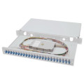 DIGITUS SCS Оптична панель DIGITUS 19' 1U, 24xLC duplex, incl, Splice Cass, OS2 Color Pigtails, Adapter