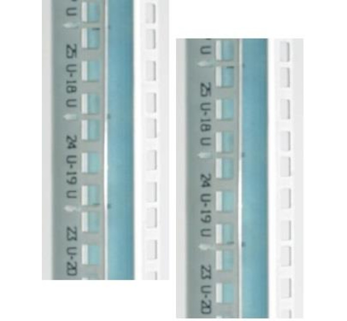 Mirsan Профілі MIRSAN 19", 12U, комплект 2шт
