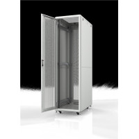 Шафа MIRSAN 19", 36U, GTS, перфорація 63%, 600x1100 мм, максимально 2000 кг, сіра