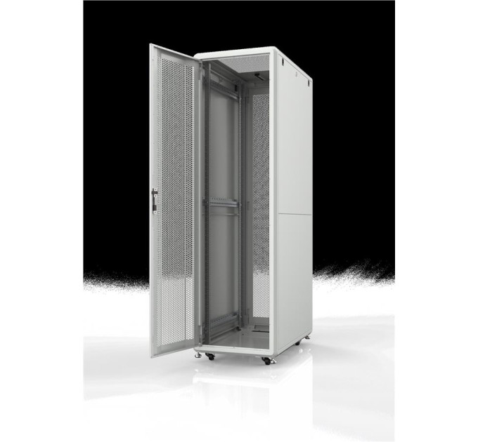 Mirsan Шафа MIRSAN 19", 36U, GTS, перфорація 63%, 800x1100 мм, максимально 2000 кг, сіра