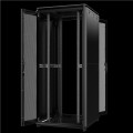 Mirsan Шафа MIRSAN 19", 42U, GTV, перфорація 63%, 600x1000 мм, максимально 2000 кг, чорна